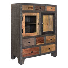 50 Most Por Rustic Storage Cabinets For 2018 Houzz Coast To Imports Llc 8 Drawer 2 Door Cabinet Woodland