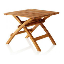 Spanish Teak Side Table - Side Tables And End Tables