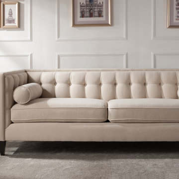 Jack Tuxedo Sofa, Sky Neutral