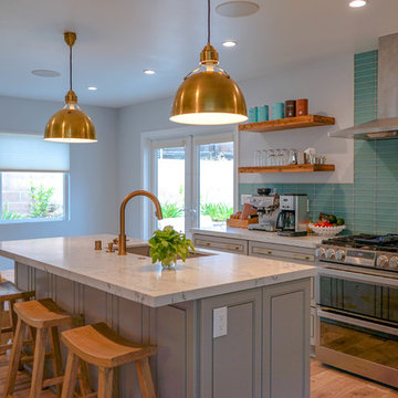 Redondo beach open concept for kitchen, dining area.
