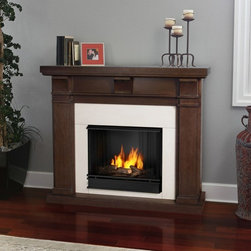 Real Flame Porter Gel Fuel Wall Fireplace - Indoor Fireplaces