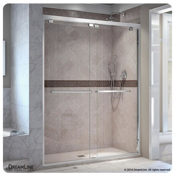 Dreamline 44 To 60 X76 Bypass Sliding Shower Door Shdr 1654760 04 Dreamline 44 To 60 X76 Bypass Sliding Shower Door