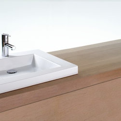 Cube Metro Lavatory (VCMS24-0-1-G) - Bathroom Sinks