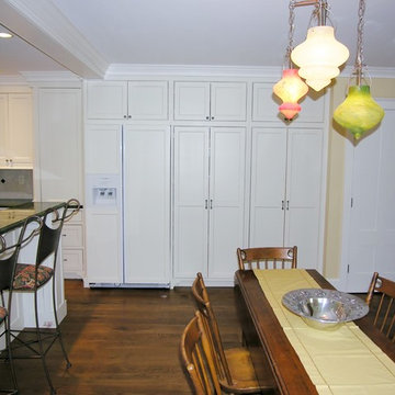 Built-in Refrigerator & Pantry Wall Storage