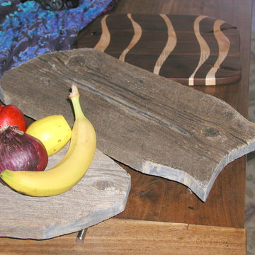 Barn wood serving