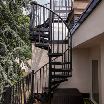 Touch The Sky: Roof Deck, Interior Stair