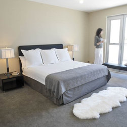Premium Sheepskin Double Pelt Area Rug in Ivory - Area Rugs