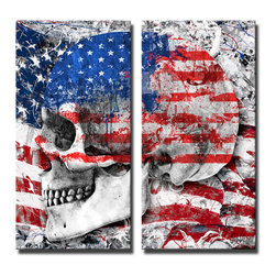 Ready2HangArt - "Born2BWild V" Canvas Wall Art, 40"x20", 2-Piece Set - Prints And Posters