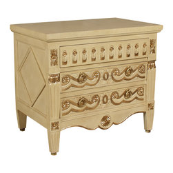 Venice Three Drawer Chest - Nightstands And Bedside Tables