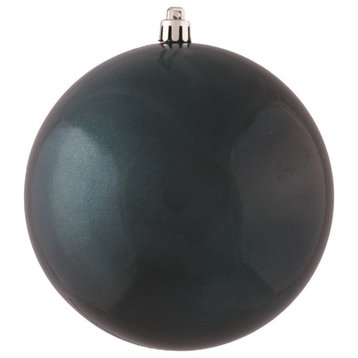 Vickerman 4" Sea Blue Candy Ball Ornament, 6 per Bag