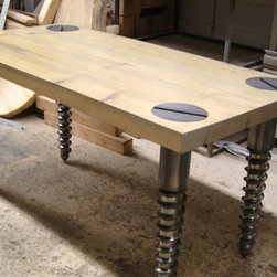 Custom Screw Leg - Dining Tables
