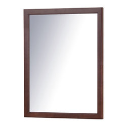 Maykke - 30"x24" Framed Wall Mount Bathroom Vanity Mirror - Bathroom Mirrors