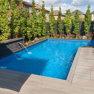 Square "L" Inground Pool