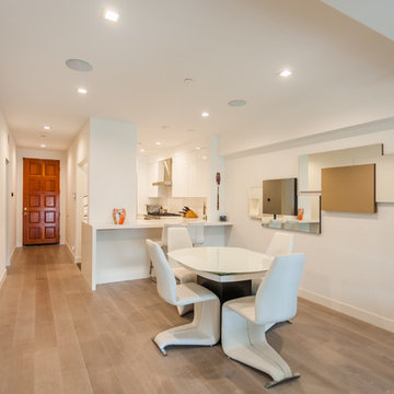 Entry Hallway Leads Past Kitchen to Dining Nook