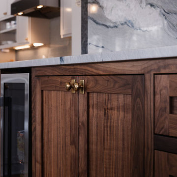 Custom Walnut Beverage Bar & Butler's Pantry — Elk River, MN