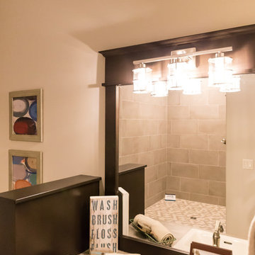 Walk-In Shower and Bathroom
