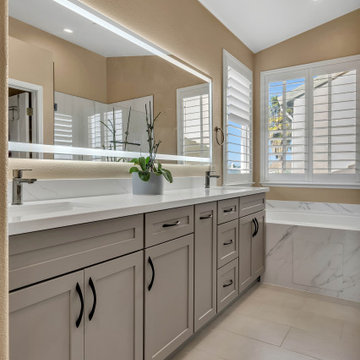 Luxury Hotel–Style Full Bathroom Remodel - OT Bay Builders San Jose
