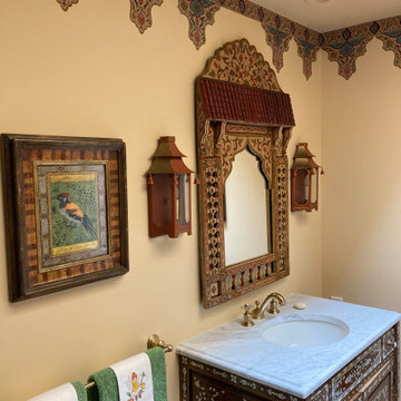 Montecito Moroccan Guest Bathroom