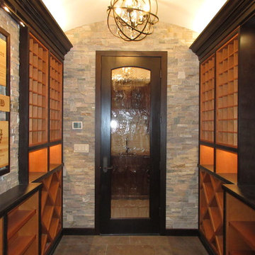 Two-Tone Wine Cellar