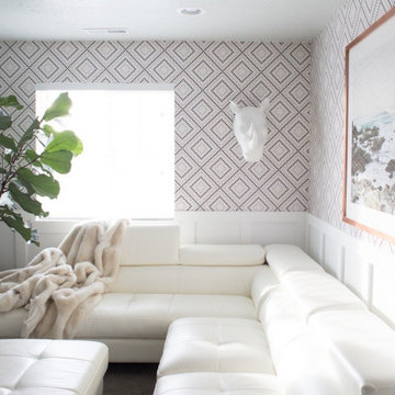 Pixel Diamonds Living Room