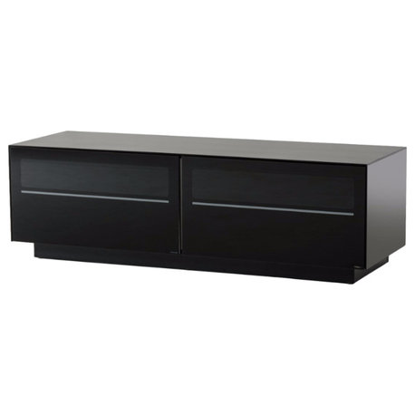 Modrest Carter Contemporary Black TV Stand