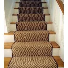 Stair runner, back staircase
