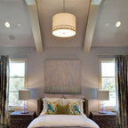 Georgian Townhouse Guest Bedroom - Shabby-Chic-Style - Schlafzimmer