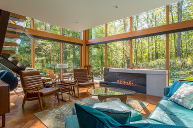 Example of a living room design in Toronto