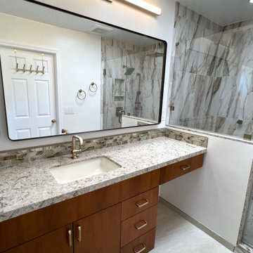 Warm and Neutral Master Bath
