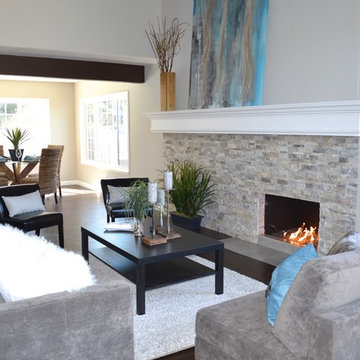 LIVING ROOM & DINING ROOM VACANT PROPERTY STAGING