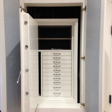 Long Island celebrity safe inside cabinet