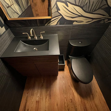 Dark & Moody Powder Room