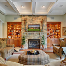 Fireplace/bookcase