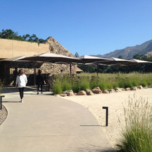Outdoor tasting area