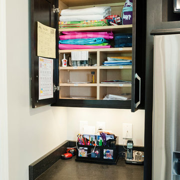 Functional Onyx stained cabinet storage