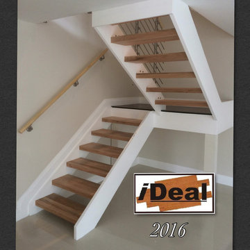 Red Oak Open Staircase