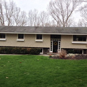 Beige Shingle Siding Project