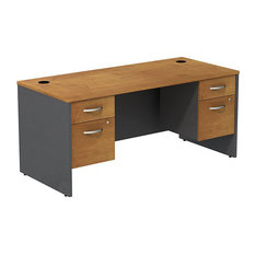 BBF Series C 66" Shell Desk with 2 3/4 Pedestals