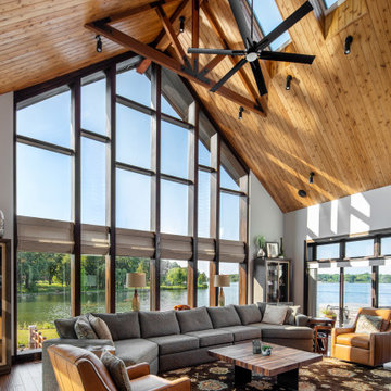Modern Solar Lake House