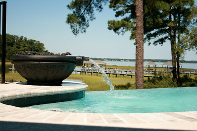 Inspiration for a timeless pool remodel in Other