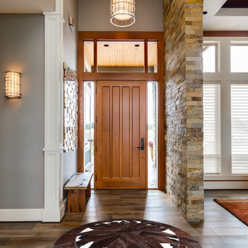 ROUND Cowhide Patchwork Area Rugs