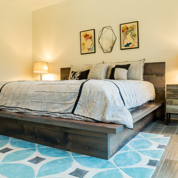 Jones Raleigh Contemporary Home- Bed Frame