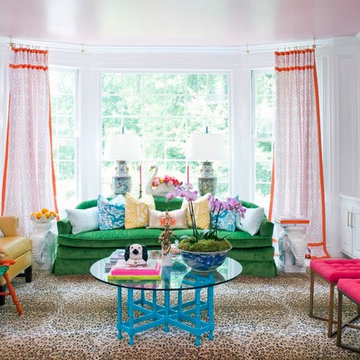 Paige MInear - Spring One Room Challenge - Trimmed Drapery and Roman shade