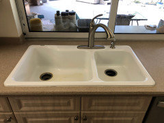 Kohler cast iron sink vs Elkay quartz sink | Houzz Forum