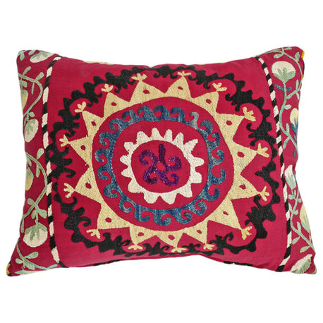 Vintage Suzani Down Pillow