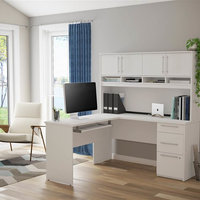 L-Shaped Desk in White