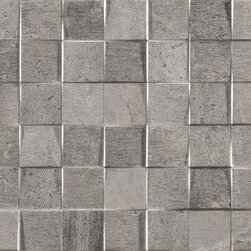 Concrete Look Tiles - Mosaico Rodano Silver - Wall & Floor Tiles