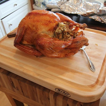 Maple Butcher Block Cutting Board with Juice Groove