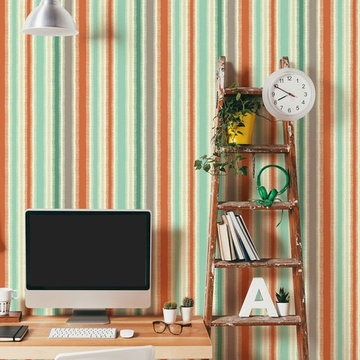DOTS & STRIPES WALLPAPER