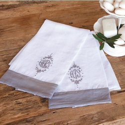 His and Hers Hand Towel Set - Bath Towels